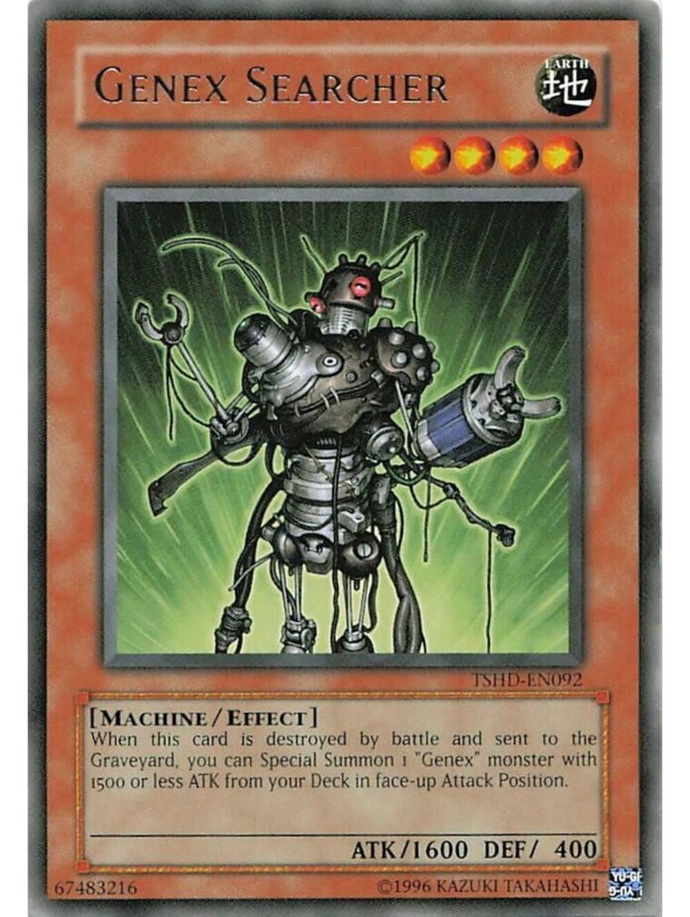 Yu-Gi-Oh! TCG 2010 Genex Searcher NM TSHD